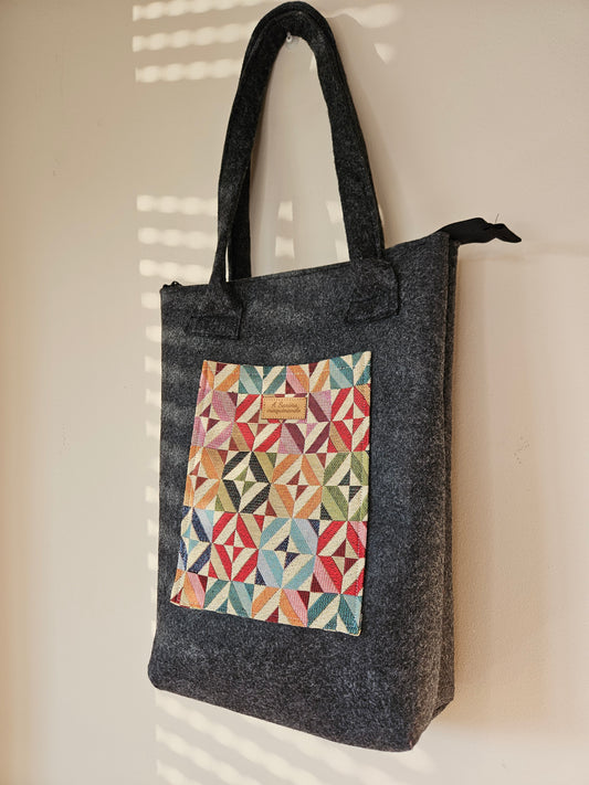Bolso Fieltro Mosaico