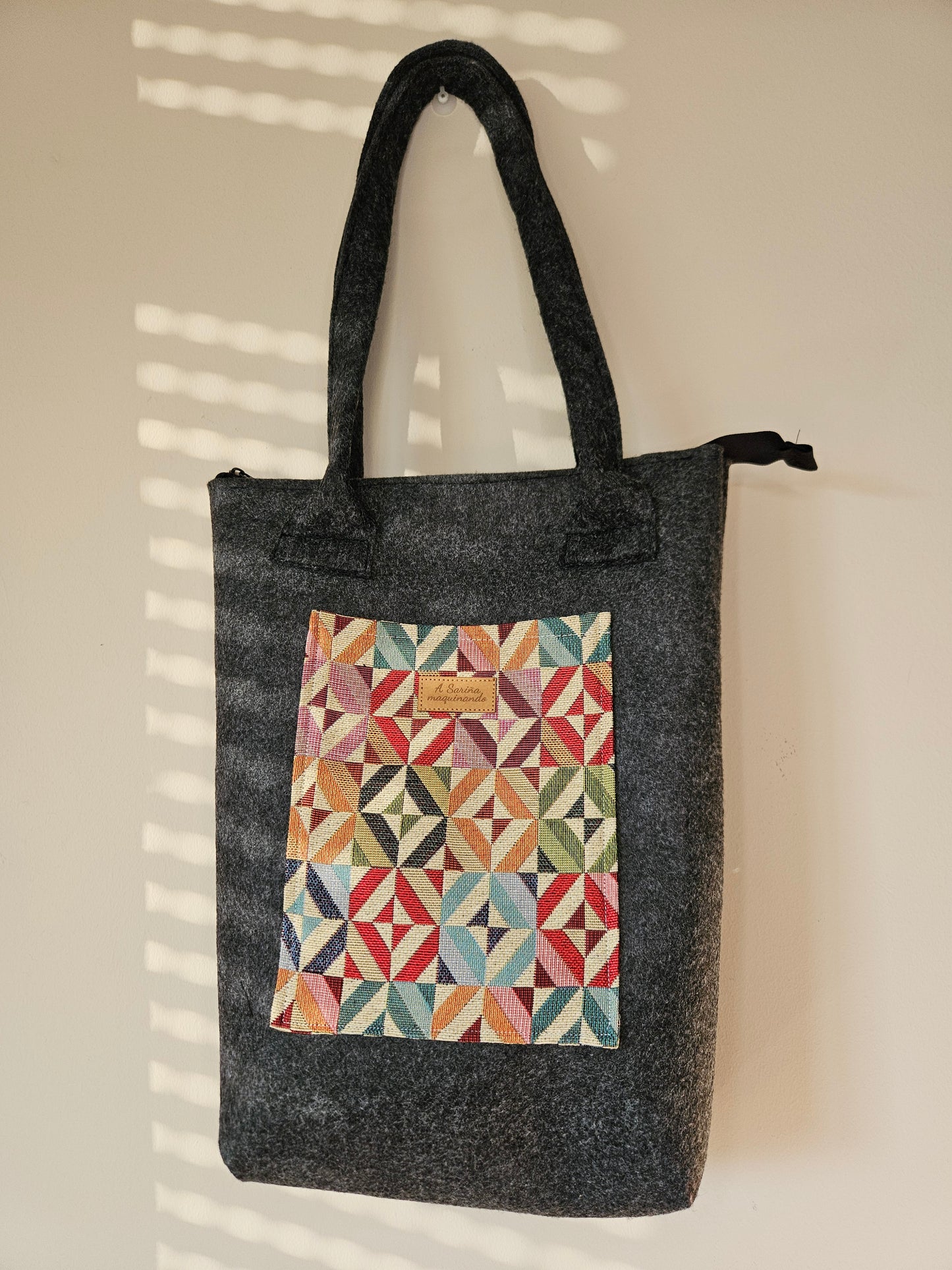 Bolso Fieltro Mosaico