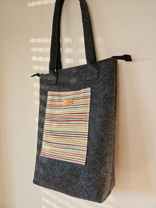 Bolso Fieltro Raias