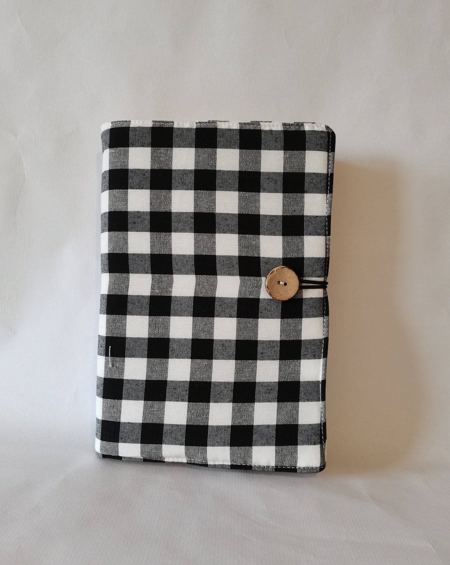 Funda Solapas Cuadro Vichy Negro