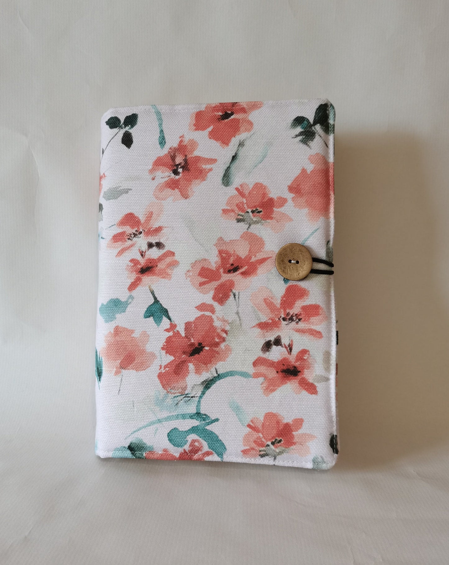 Funda Solapas Blanca Flores