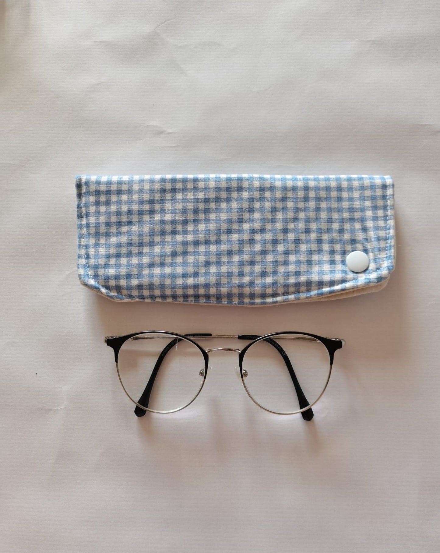 Cuadro vichy azul