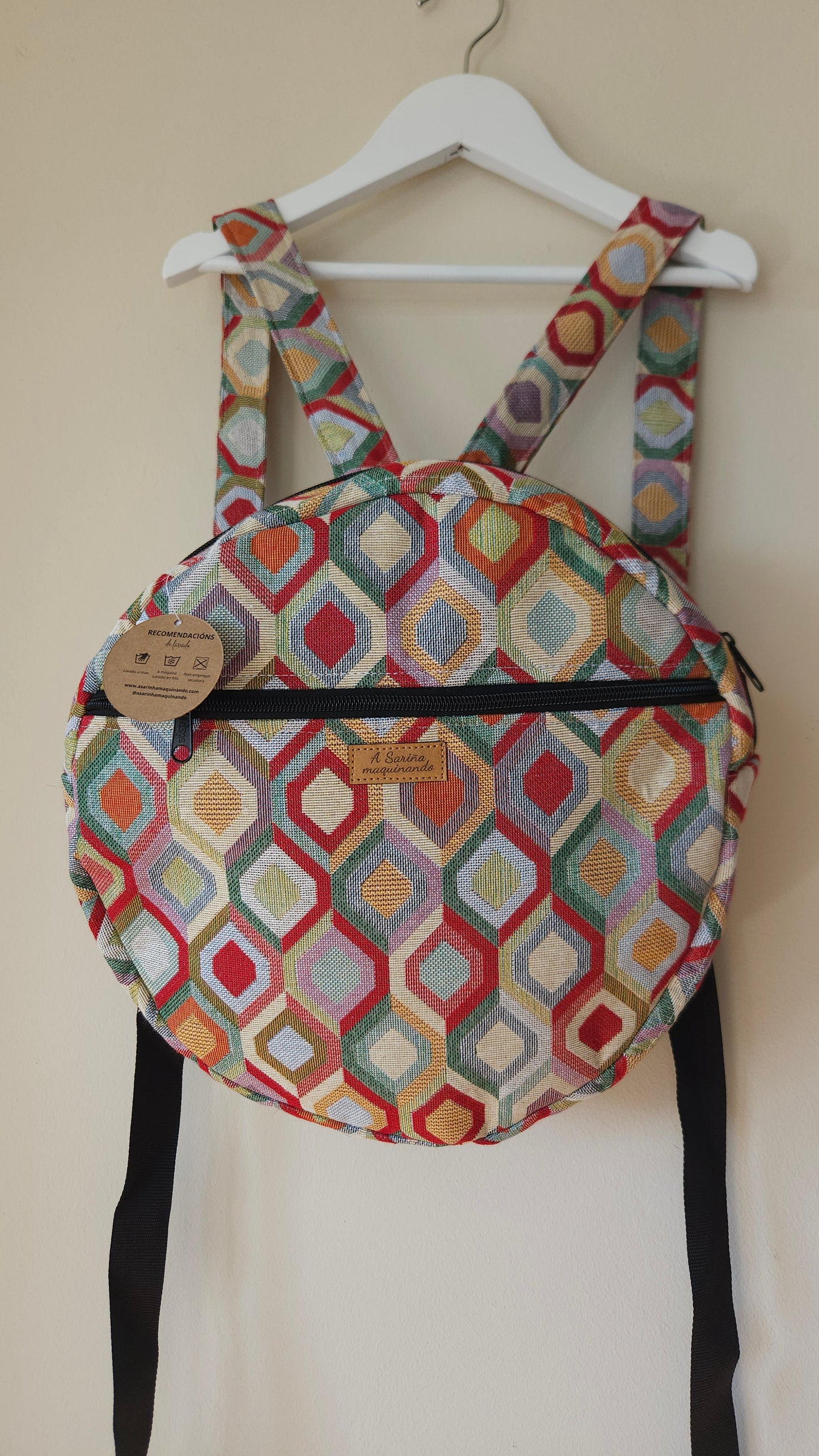 Funda Mochila Trenzas