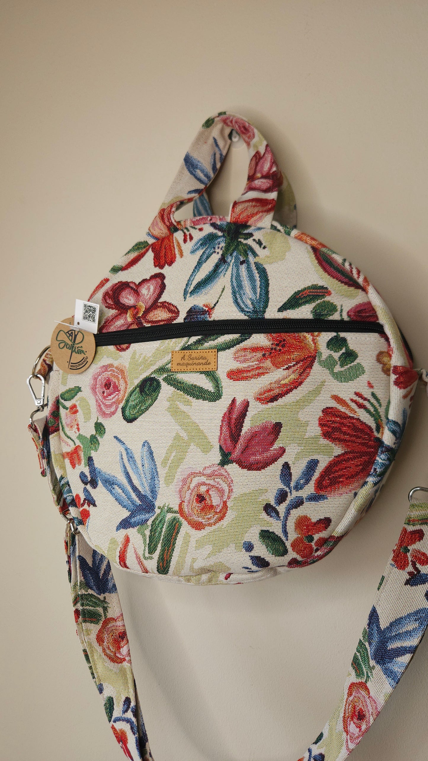 Funda Bolso Flores