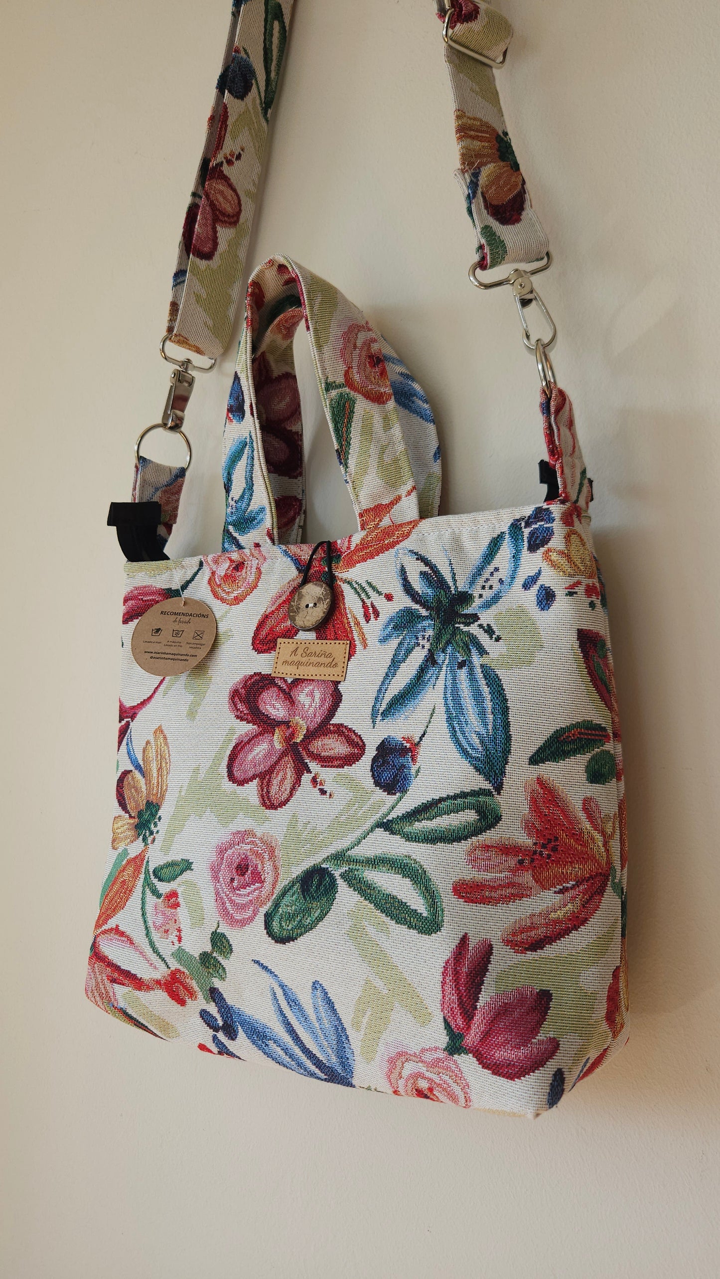 Bolso 2 asas Flores
