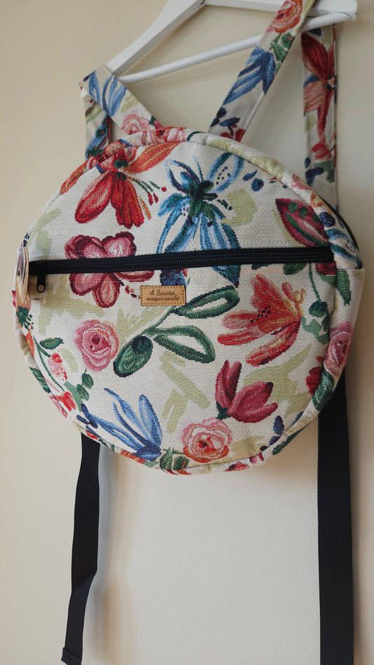 Funda Mochila Flores