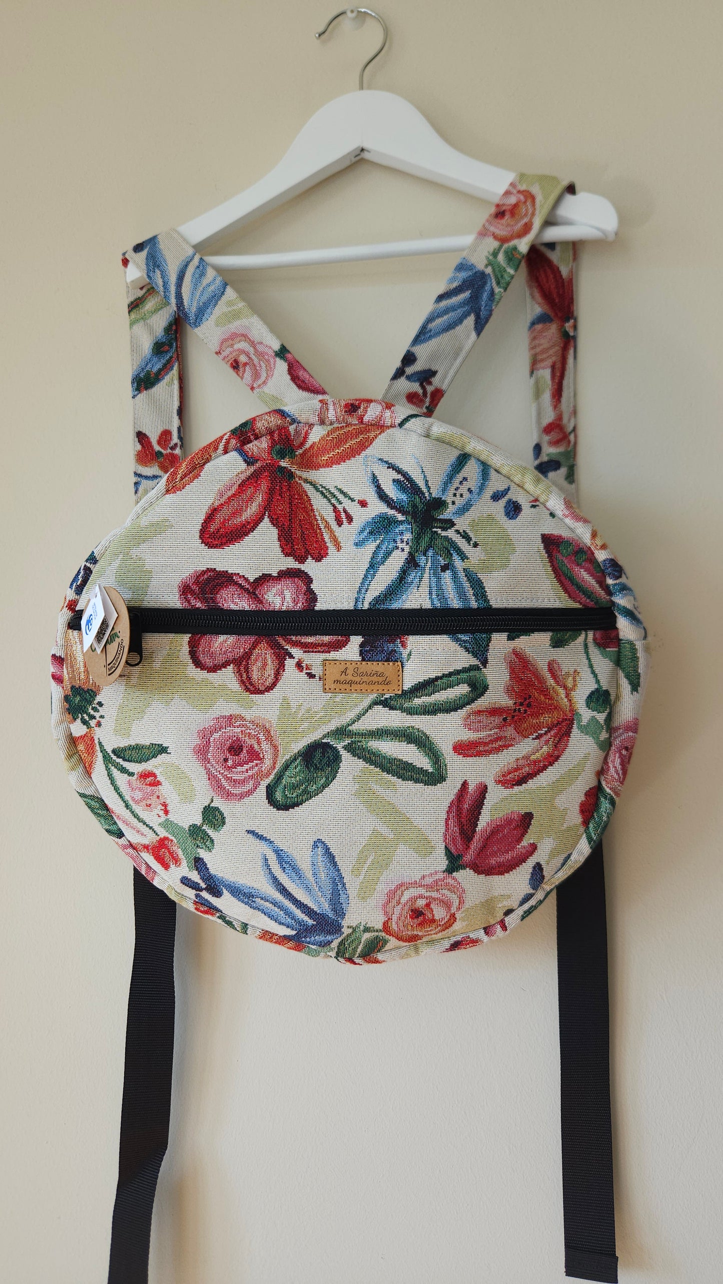 Funda Mochila Flores